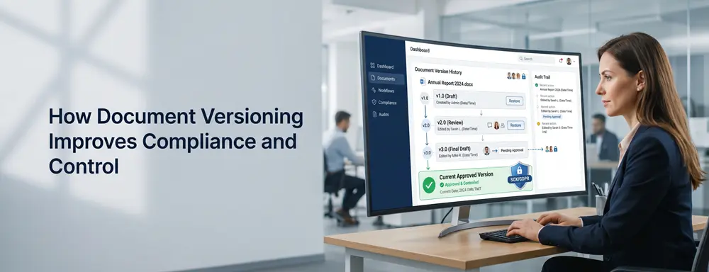 How Document Versioning Improves Control, Compliance, and Collaboration