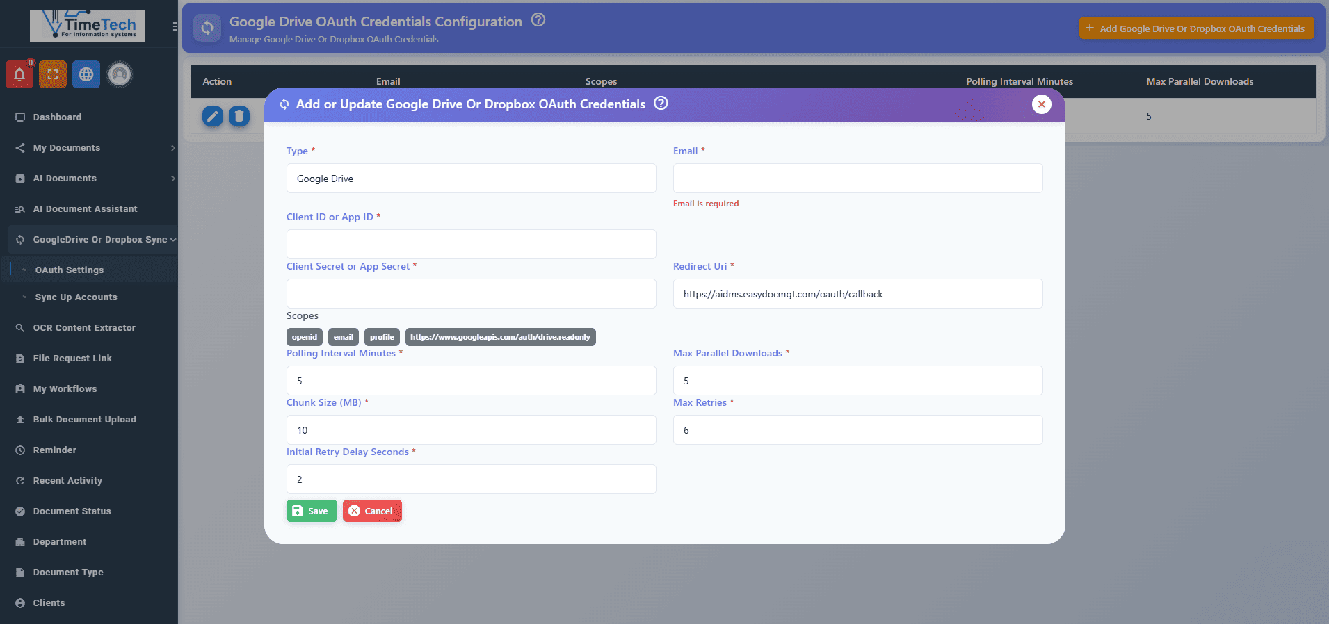 Google Configuration Google Configuration
