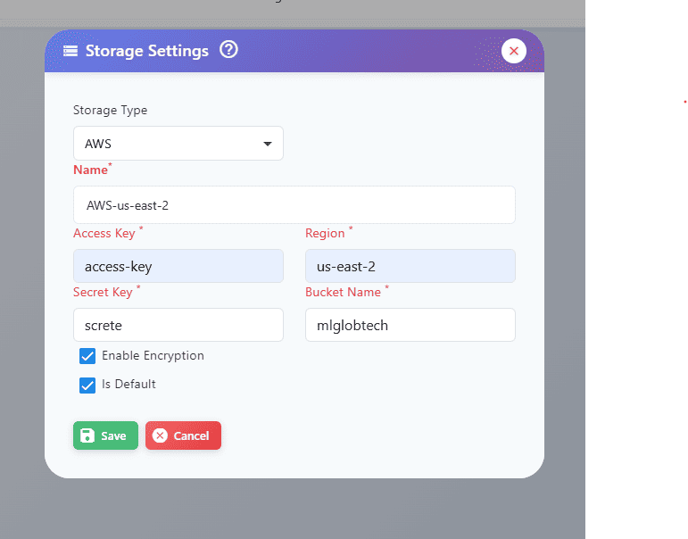 Cloud Storage Integration