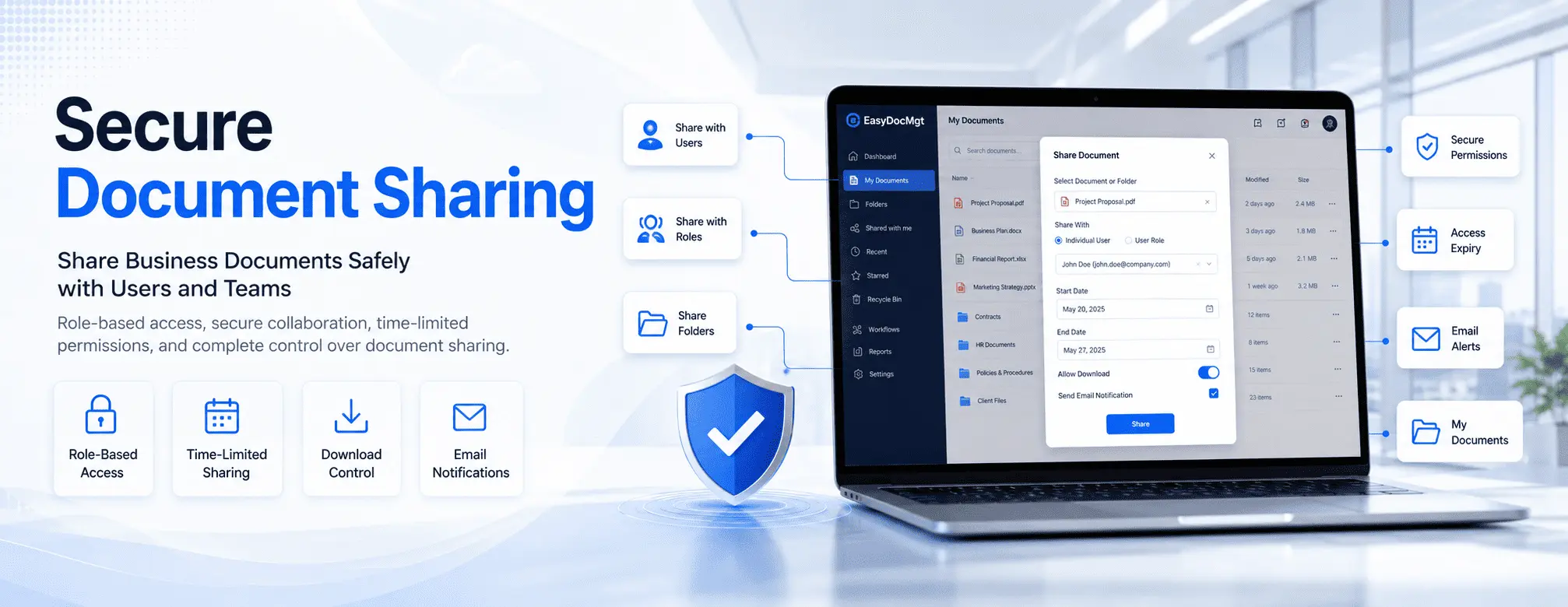 Secure Document Sharing: How to Share Business Documents Safely with Users and Teams