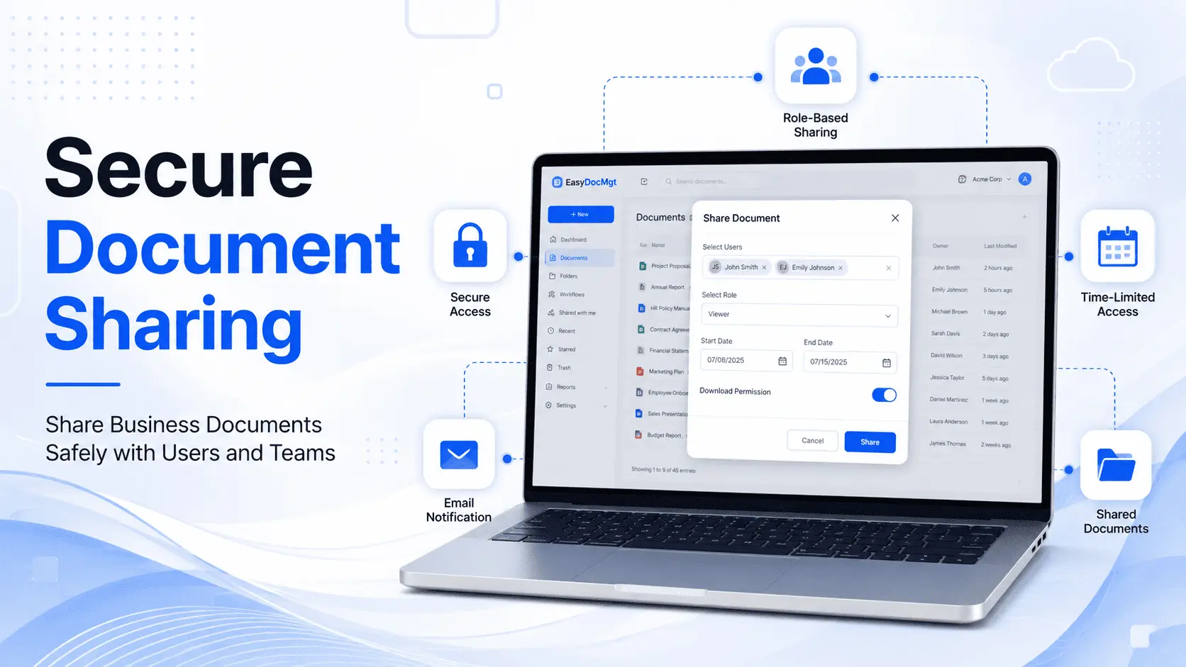 Secure Document Sharing: How to Share Business Documents Safely with Users and Teams