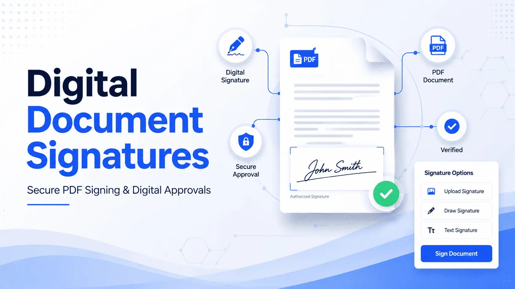 Digital Document Signatures: Secure PDF Signing with Complete Version History