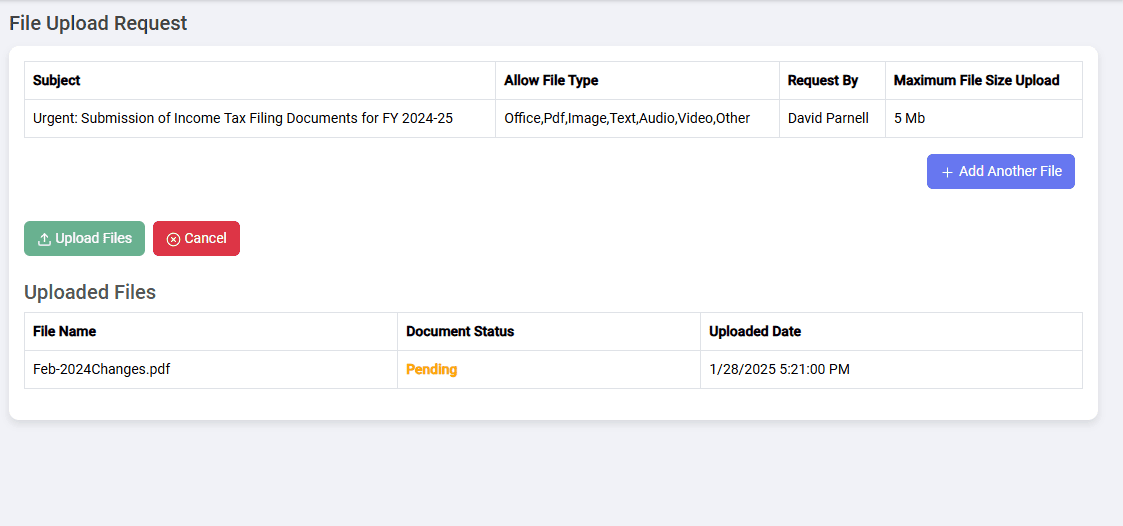Approval Workflow