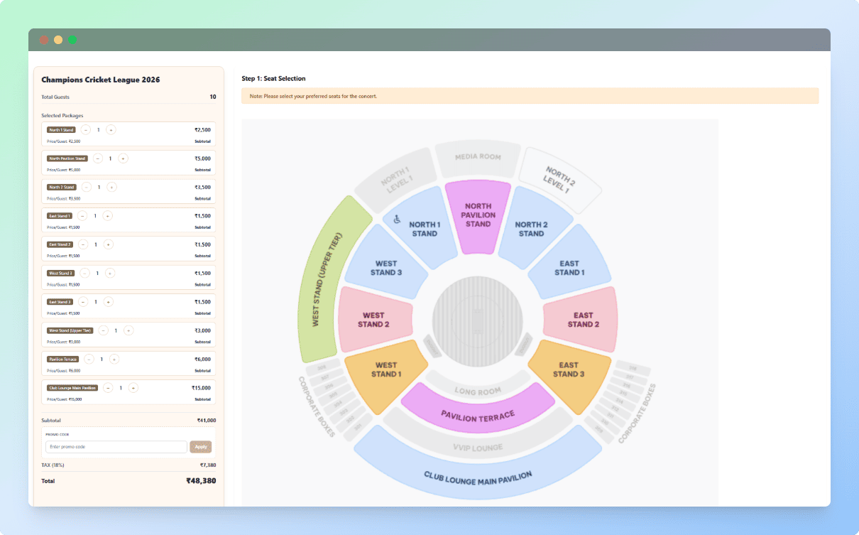Advanced Venue Layout Designer