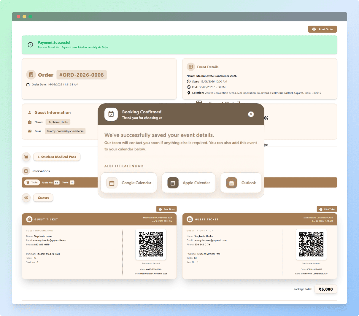 Ticketing & Registration